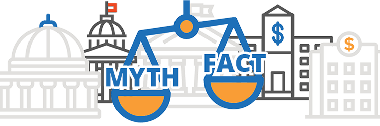 scales weighing common SBA myths and facts