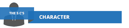 Character: one of the five C's