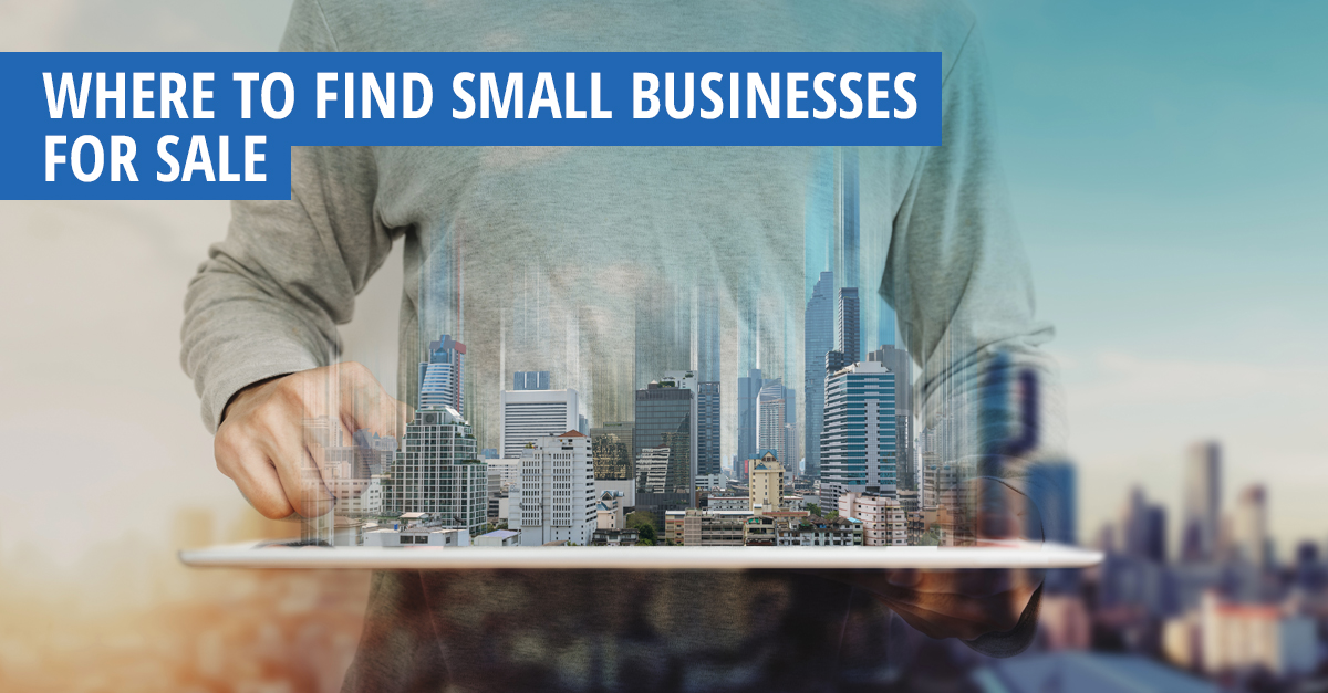 Where to Find Small Businesses for Sale