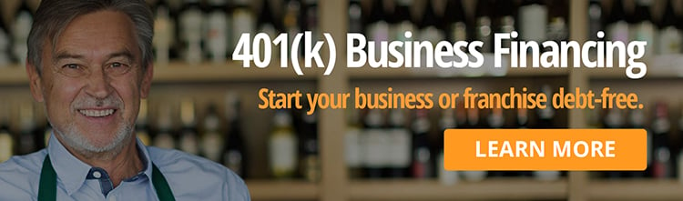 401k business financing banner