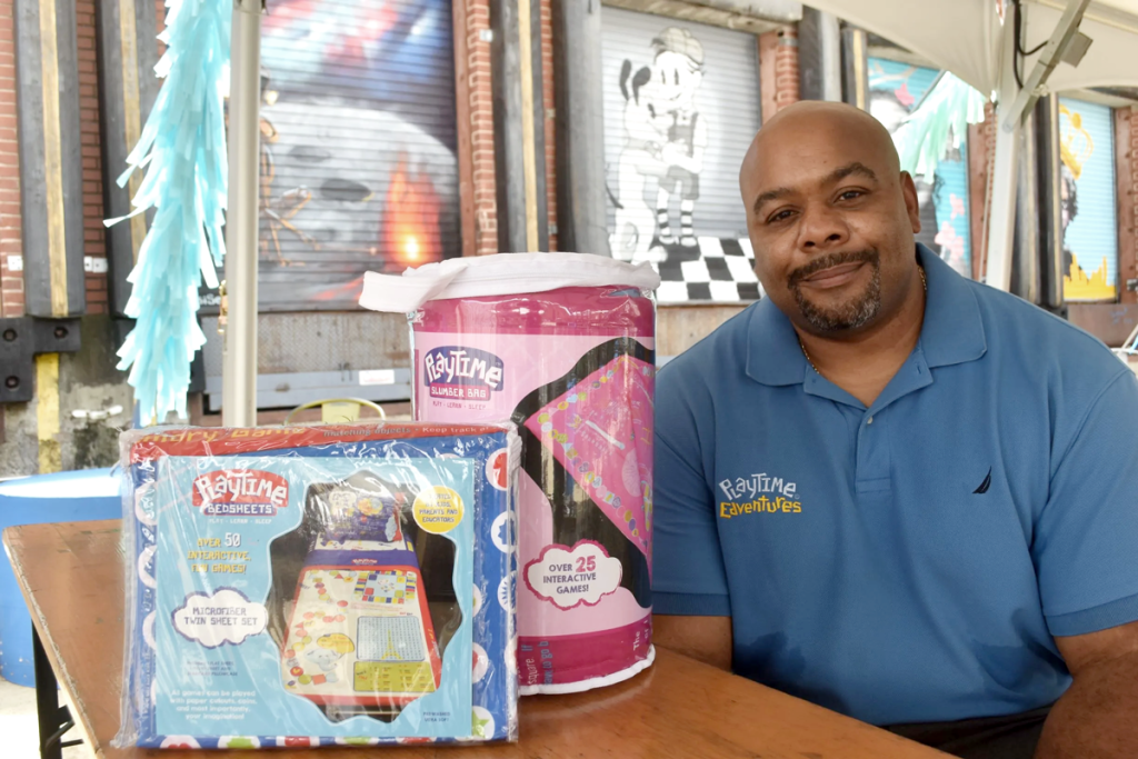 Photo of Black business owner Kevin Gatlin, owner of Playtime Edvemtures. Photo by Q City Biz. (5 Top Black Business Owners Making Waves.) 