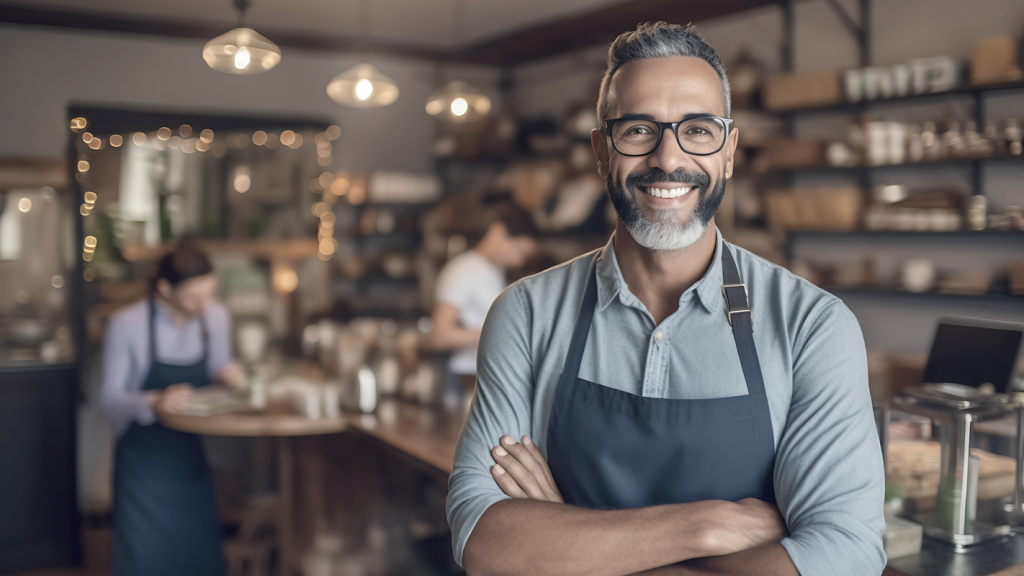 Confident, smiling business owner crossing his arms. (What You Need to Start a Business in 2024 - Starting a Business, Guidant Blog)