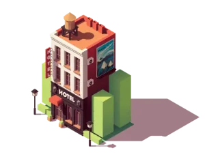 Hotels and motels are increasing in number due to SBA loans.